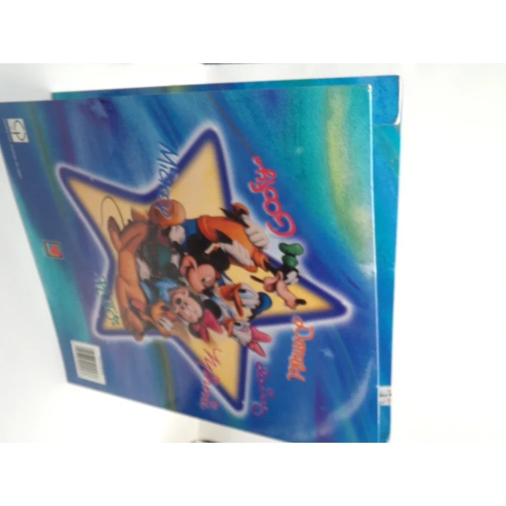 VTG Disney Goofy At The Movies  3-Ring Binder With Inside Pockets